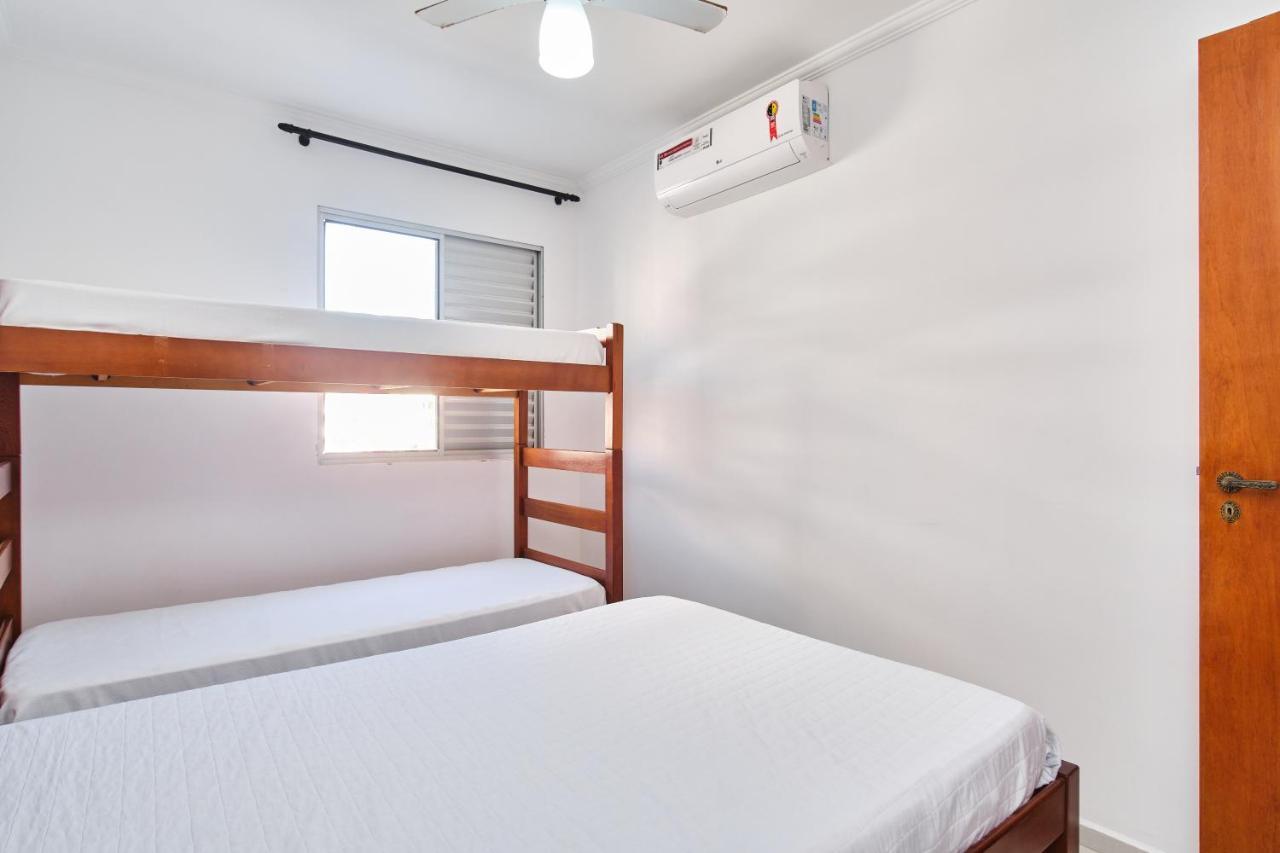 Apartamento A 100 Metros Da Praia, Bem Localizado, Com Ar Condicionado E Wi-Fi -23 - Edificio Lenamar II Ubatuba Dış mekan fotoğraf